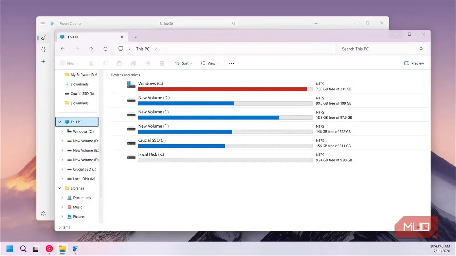 نمایش درایوهای «این رایانه» در File Explorer