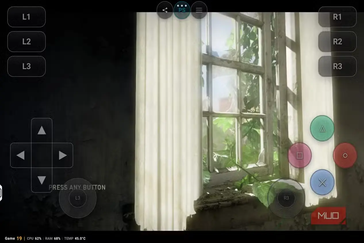 صفحهٔ آغازین بازی The Last of Us Remastered