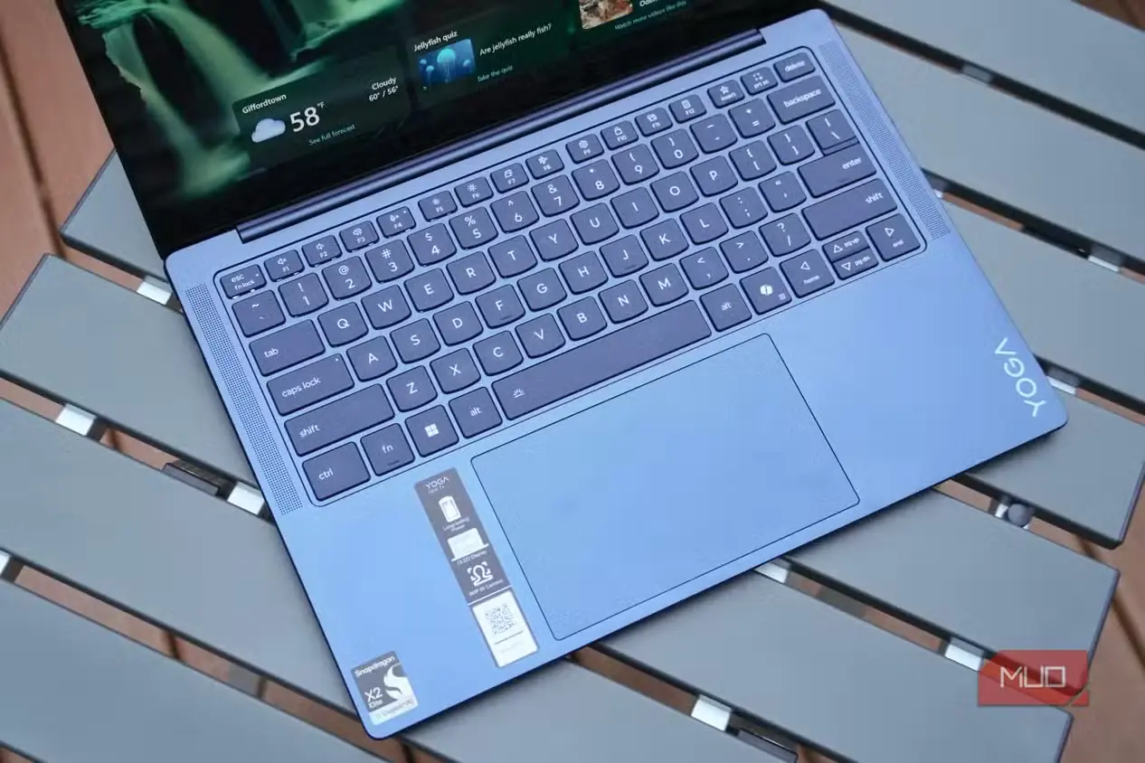صفحهکلید و ترکپد لپتاپ Yoga Slim 7x
