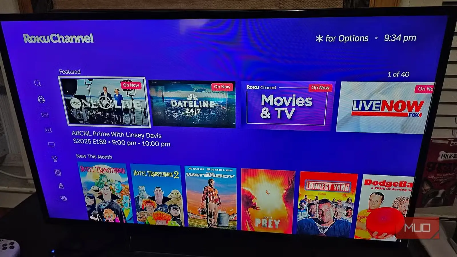 باز کردن برنامهٔ Roku Channel برای تماشای رایگان فیلمها و برنامههای تلویزیونی