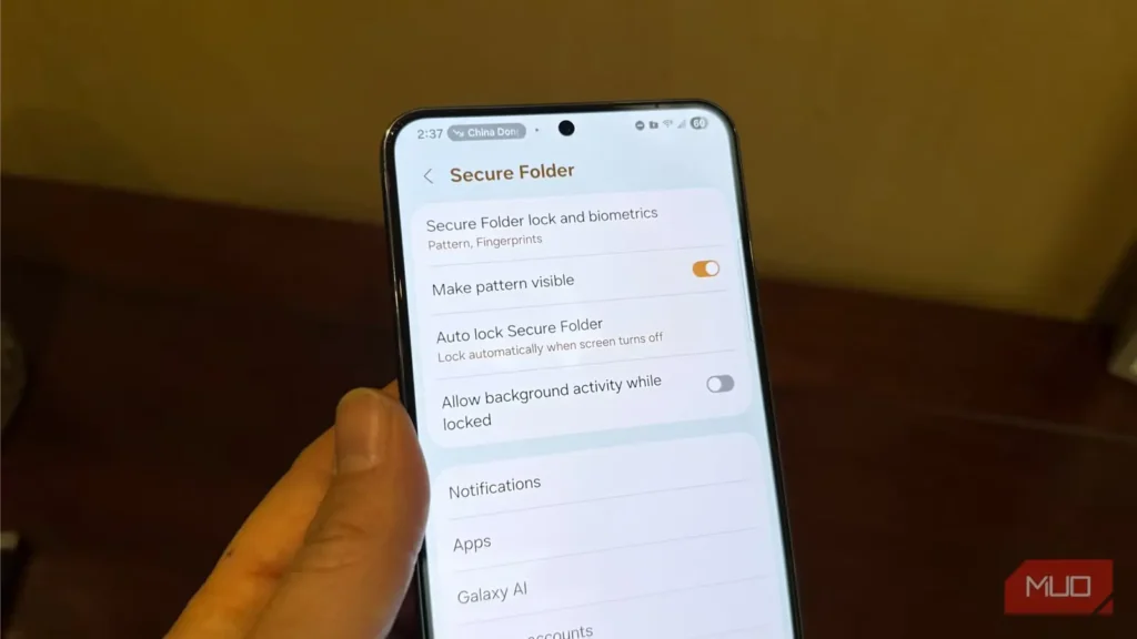 پوشه امن (Secure Folder)، کم‌ارج‌گذاشته‌شده‌ترین قابلیت حریم خصوصی در گوشی‌های Samsung