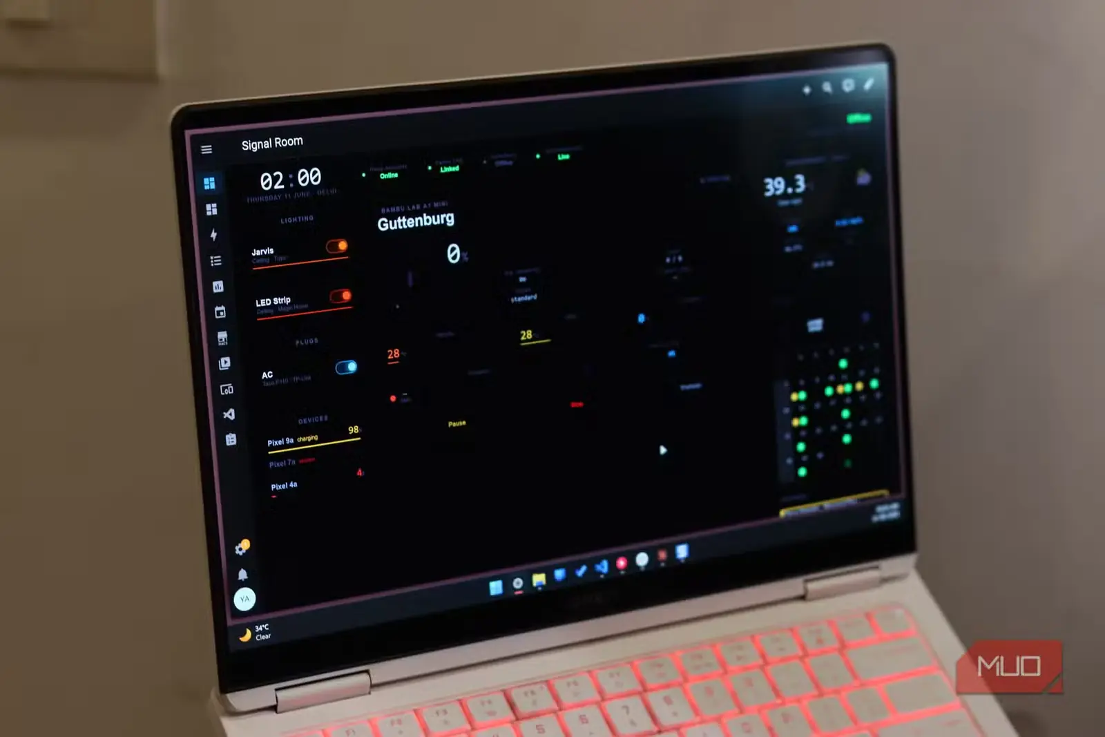 اجرای داشبورد سفارشی Home Assistant در Windows 11