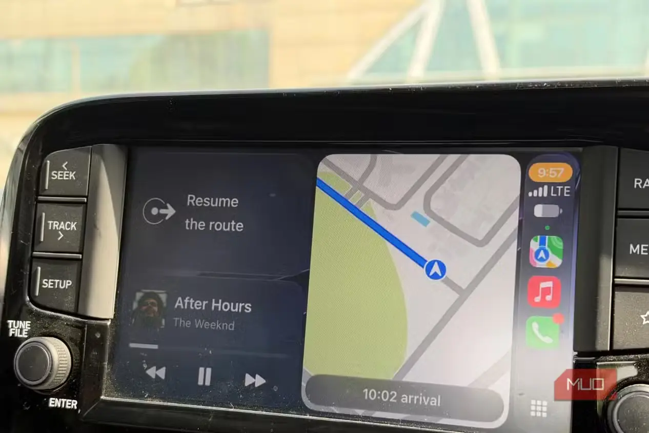 نمایش همزمان Apple Music و Apple Maps در محیط Apple CarPlay