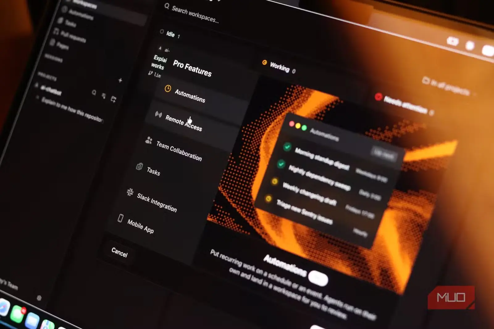نمای قابلیت‌های حرفه‌ای Superset IDE