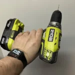 حلقهٔ شماره‌دار مهم روی دریل Ryobi
