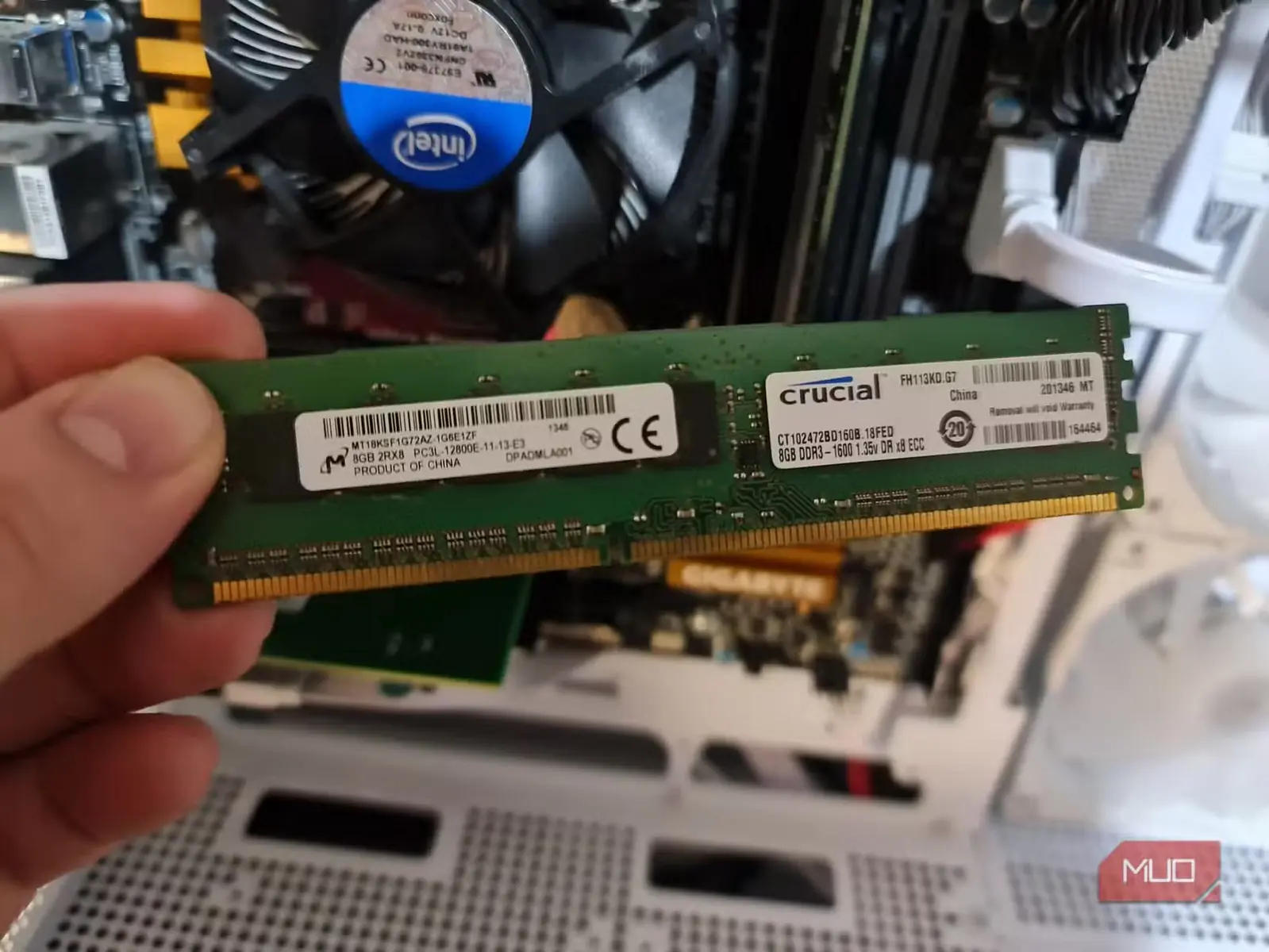 یکی از ماژولهای حافظه DDR3 ECC خریداریشده برای سرور