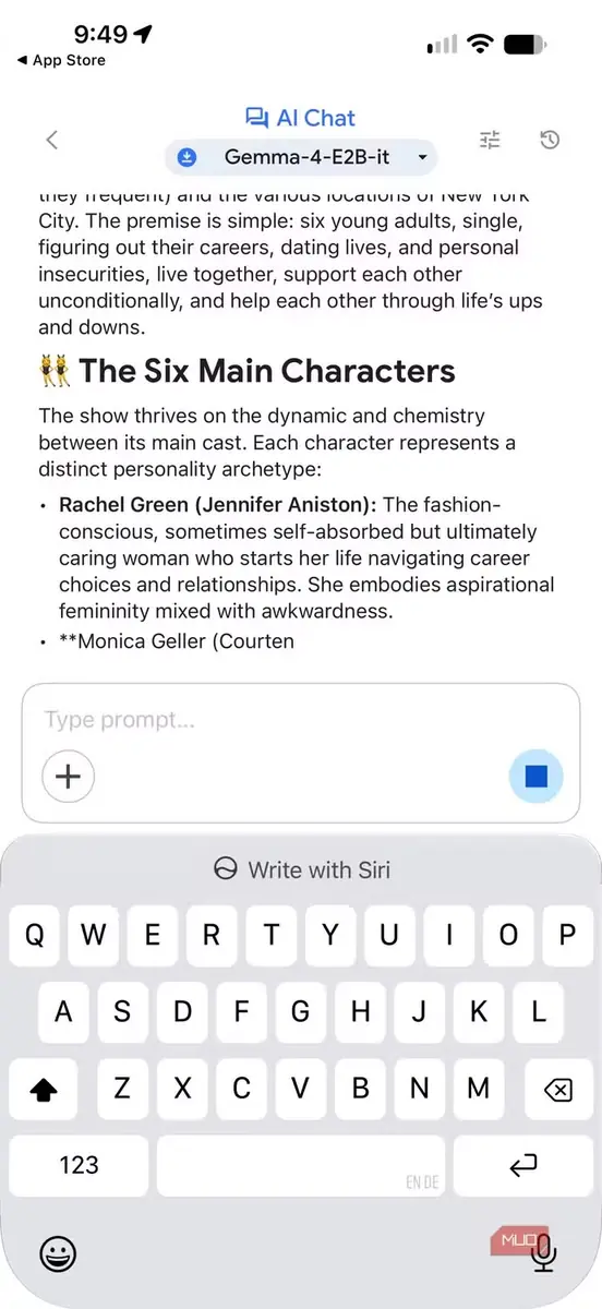 اجرای Google AI Edge روی iPhone.