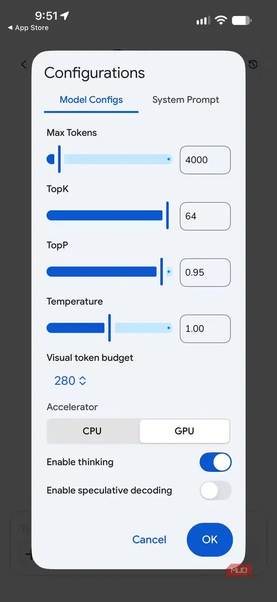 اجرای Google AI Edge روی iPhone.