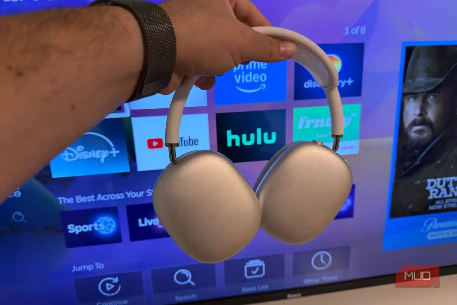 هدفونها در برابر تلویزیون Roku