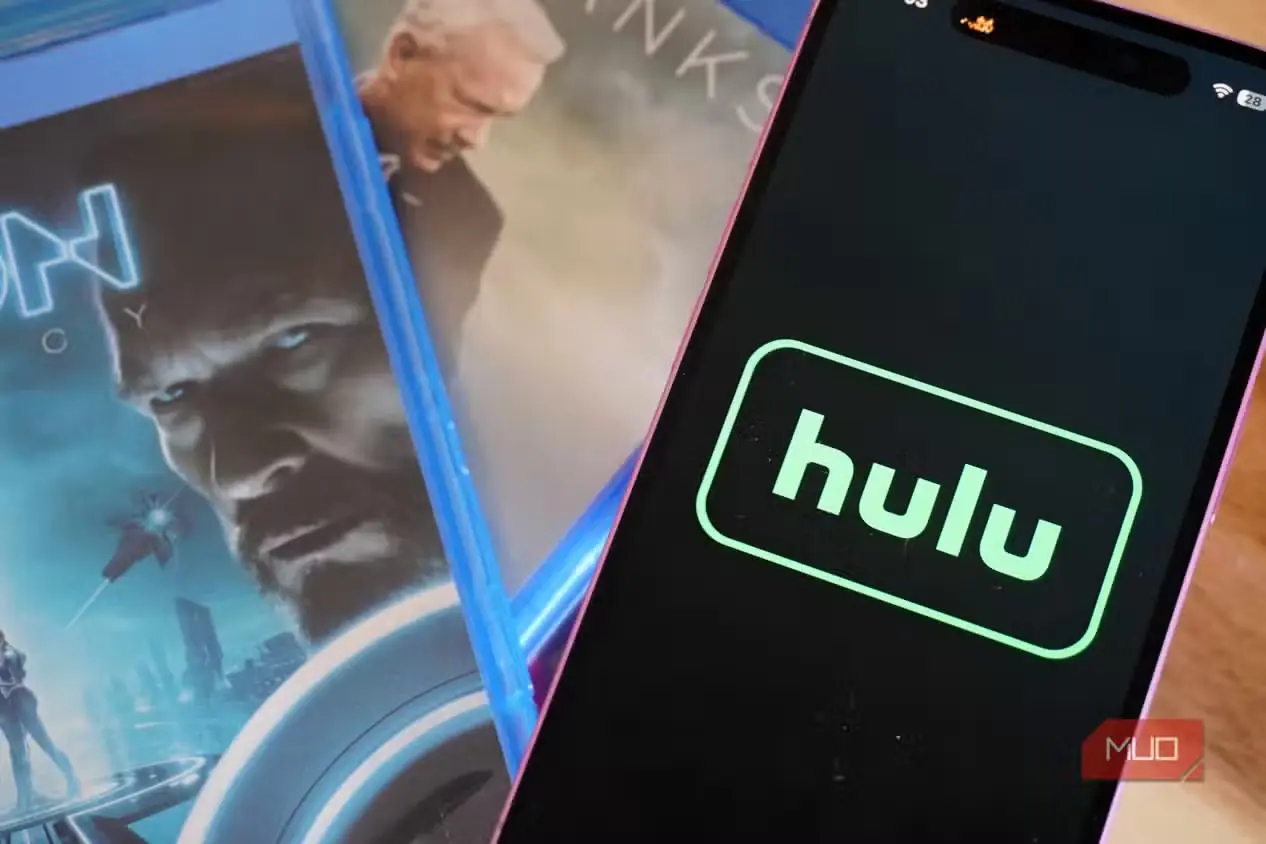 برنامهٔ Hulu روی دستهای از دیسکهای Blu-ray