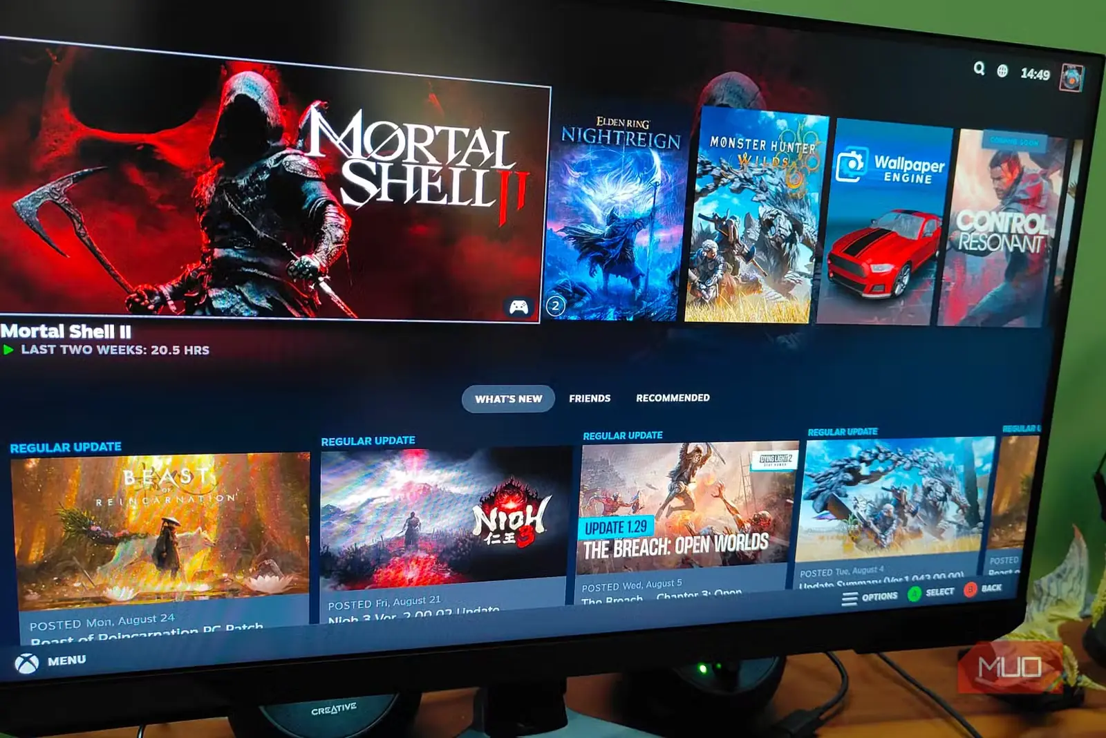 پیشنمایش حالت Big Picture در Steam روی رایانه شخصی
