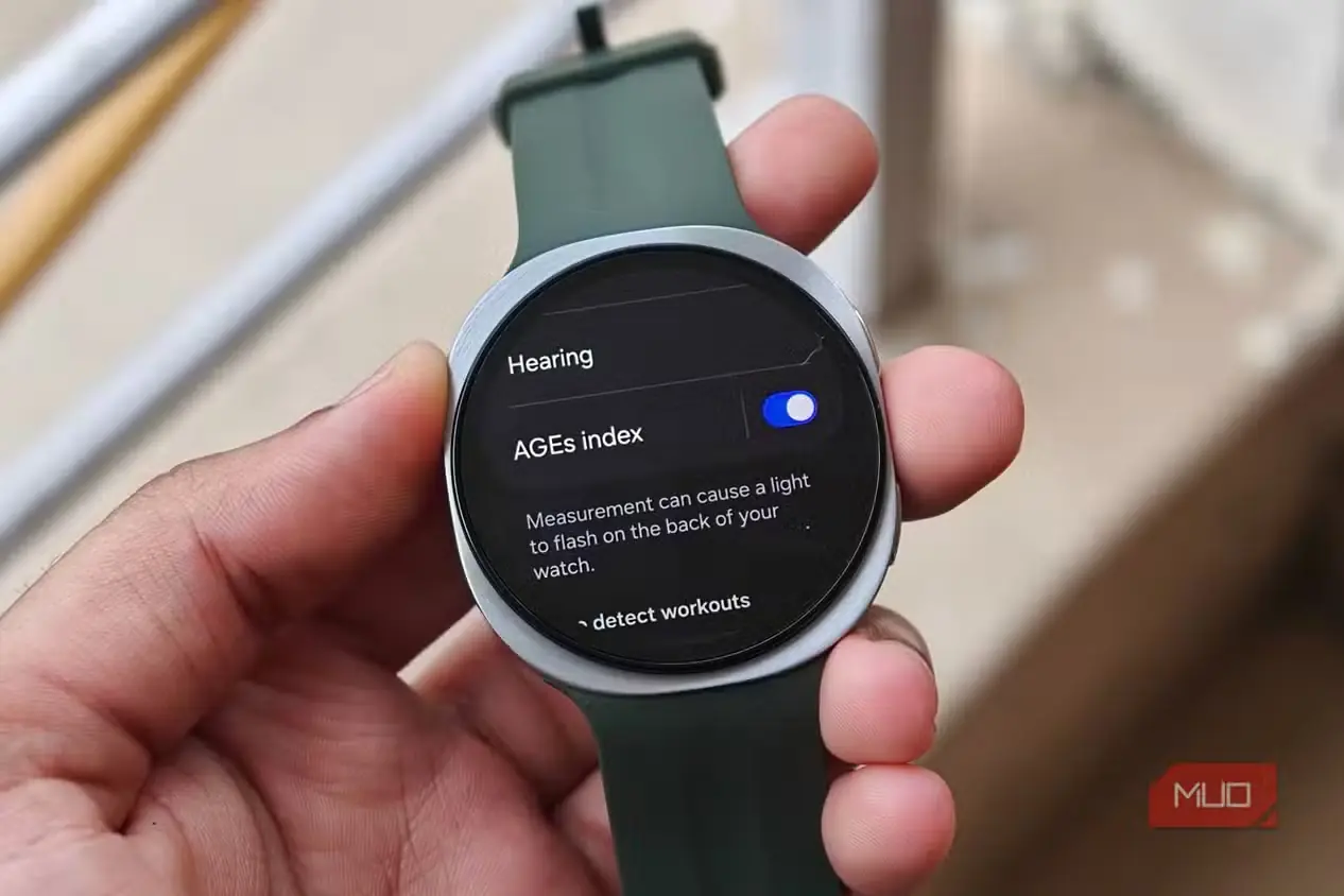 شاخص شنوایی و AGEs در Samsung Galaxy Watch 9