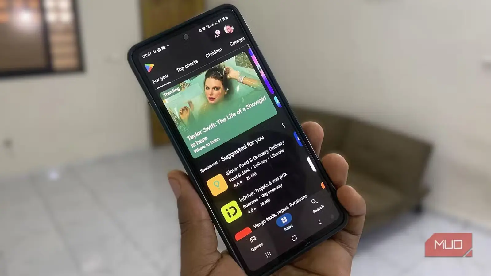 برنامههای Google Play Store در گوشی Samsung A72