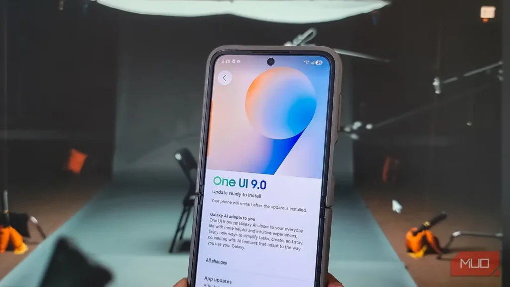 گوشی Galaxy به‌روزشده به One UI 9 با پنج تنظیم تازه