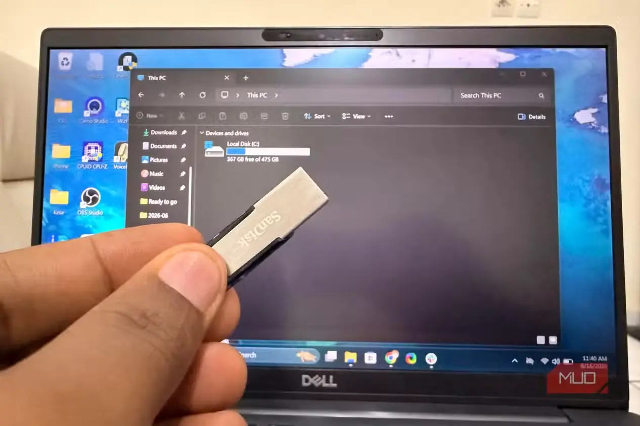 استفاده از فلش زنده Linux