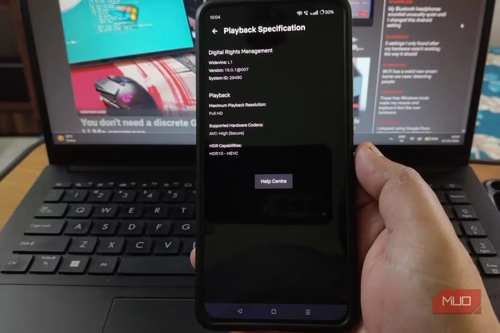 گواهی Widevine L1 در برنامه Android نتفلیکس