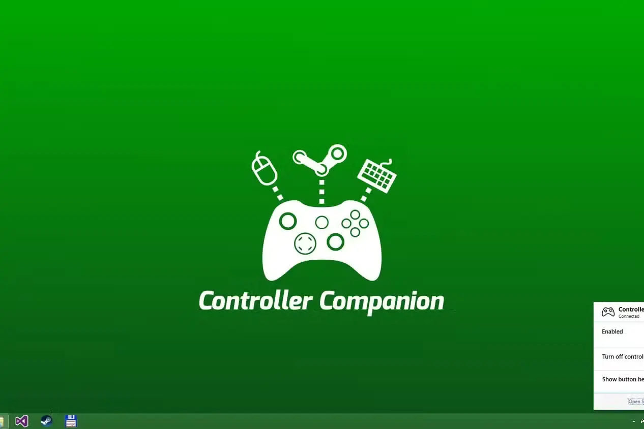 برنامه Controller Companion در محیط Windows